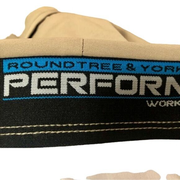 Roundtree Yorke Tan Pants Mens 38x34 NEW Classic Fit Cargo - Picture 13 of 15